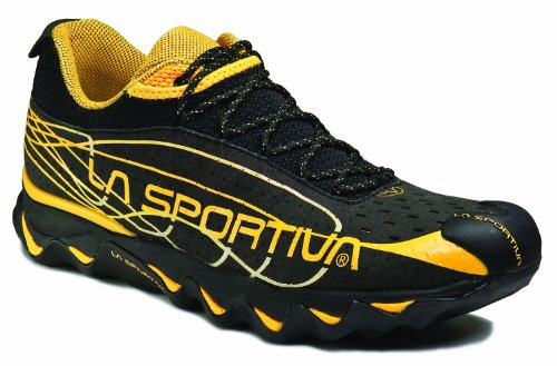 La Sportiva Men's Electron Trail Running Shoe,Black/Yellow,42.5 EU/9.5 M US La Sportiva Men's Electron Trail Running Shoe,Black/Yellow,42.5 EU/9.5 M US