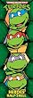 Teenage Mutant Ninja Turtles Retro TV Show Poster (80's Cartoon Series) Poster Print 12x36