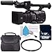 Panasonic AG-UX90 4K/HD Professional Camcorder + 128GB SDXC Class 10 Memory Card + 67mm UV Filter + Deluxe Cleaning Kit + Carrying Case Bundle