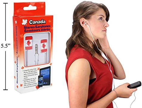 Canada, Ear Phone w/Canada Flag Window Colour Box