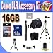 Canon Digital SLR Camera 16GB SDHC Deluxe Accessory Saver Kit