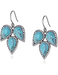 Lucky Brand "Winter Glimmer" Turquoise Drop Earrings