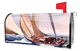 Responsible Sailboat Mailbox Cover All Magnetic