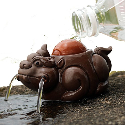 Zisha Tea Pet Brave Troops Tea Tray Furnishing Articles Tea Water Play