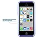ULAK iPhone 5C Case, Slim Lightweight 2in1 iPhone 5C Cases Hybrid with Soft Rugged TPU Inner Skin and Hard PC Anti Scratches Protective Cover for Apple iPhone 5C -Periwinkle+Purple