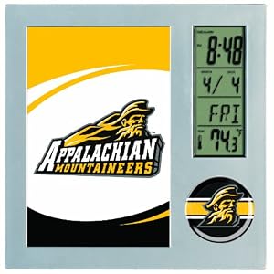 NCAA Appalachian State Mountaineers Digital Desk Clock