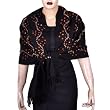 Black Scarves and Wraps in Wool Tie Dye Print 23 x 70 inches