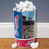 Atlanta Braves 15 Inch Waste Basket
