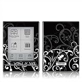 B&W Fleur Design Protective Decal Skin Sticker for Sony Digital Reader PRS-600