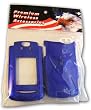 Motorola Razr2 V8 V9m (NOT Compatible with AT&T V9) Premium Dark Blue Glossy Skin Case Cover