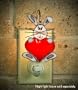 SWITCHABLES Stained Glass Night Light COVER - LOVEABLE BUNNY SW107 - LIGHT FIXTURE SOLD SEPARATELY