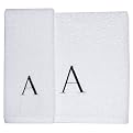Monogrammed Bath Towel - White