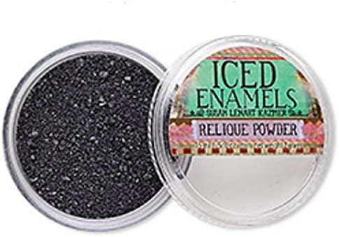 Iced Enamels® Relique Cold Enameling Powder - Choose Color (Pewter / Gray)