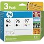 HP 96/C8767WN Black & 97/C9363WN Tri Color Combo Pack InkJet Cartridge (C9353FN)