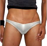 Groovin' White V-Cut Bikini Brief