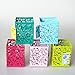 Angoo Cute Square Hollow Rose Flower Design Pen Holder Pencil Cup (Dark green)