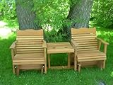 Cedar 6' Cedar Settee Glider, Amish Crafted