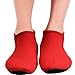 Seavenger Zephyr 3mm Neoprene Socks | Wetsuit Booties for Scuba Diving, Snorkeling, Swimming (Red, Large)