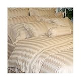 Damask Winston 400 Thread Count Bed Sheet Set Queen (Ecru)