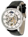 Adee Kaye Men's Mechanical Dual Time Skeleton Watch Model AK6231-M