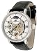 Electronics : Adee Kaye Men's Mechanical Dual Time Skeleton Watch Model AK6231-M