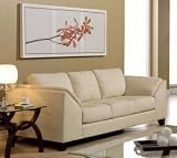 Cato Leather Sofa Set.Palliser Roma Stone
