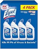 Lysol Power Toilet Bowl Cleaner Value Pack, 128 Ounce