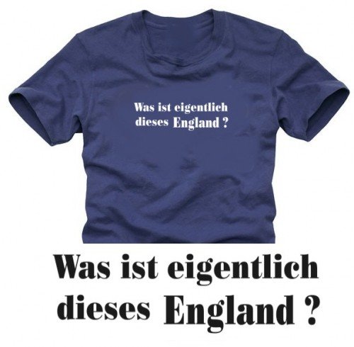 Coole-Fun-T-Shirts Herren T-Shirt Was ist eigentlich dieses ENGLAND ?, NAVY, GR.XXXL Preisvergleich