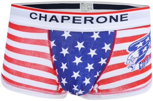 Chaperone Boys USA Flag Cotton Underwear Boxers - Multicolour L