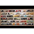 V37 Vitrine Spur N Setzkasten Holz Regal Sammlervitrine H0 Mini Truck 90 cm