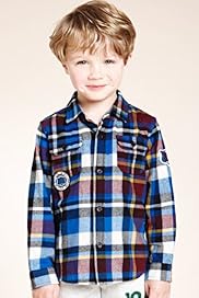Pure Cotton Badge Checked Shirt