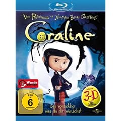 Coraline (2D- + 3D-Version des Films inkl. vier 3D-Brillen) [Blu-ray]