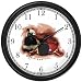 China Icons: Panda, Ping Pong Great Wall of China Wall Clock by WatchBuddy Timepieces (White Frame)