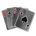 Four Aces Pewter Belt Buckle