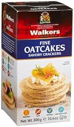 Walkers Shortbread Fine Oatcakes (Galettes D'Avoines Fines), 10.6-Ounce Boxes (Pack of 4)