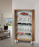 VCM 60234 Stand-Vitrine ""Verona"" ohne LED-Beleuchtung, buche