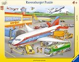 Ravensburger 06700 - Kleiner Flugplatz, 40 Teile Rahmenpuzzle - Ravensburger