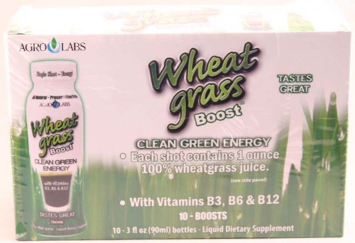 Agro Labs wheat grass boost (10 bottles of 3 fl oz each) 