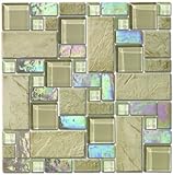 Alttoglass S0001アルプスガラスモザイクタイル - ベルナ