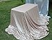 QueenDream 60x102 Sequin Tablecloth - Champagne Blush