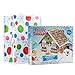 DIY Do it Yourself Frosty the Snowman Gingerbread House Kit, Great Gift For Kids and Entire Family, Comes Packaged in FREE Beautiful Christmas BAG!