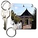 WhiteOak Photography Nature Scenes - Picture of a Gazebo - Key Chains