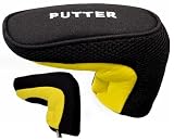 Magnetic Closure Putter Cover (YELLOW) for Anser & Blade Putters by JP Lann