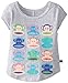 Paul Frank Girls' Neon Julius Dolman Sleeve Tee
