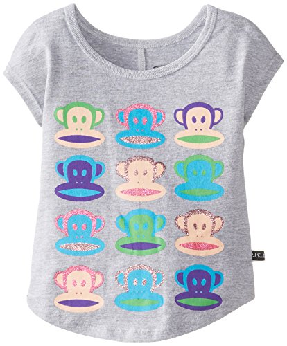 Paul Frank Girls' Neon Julius Dolman Sleeve Tee