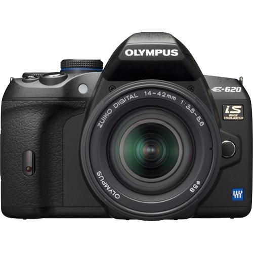 Olympus Evolt E620 12.3MP Live MOS Digital SLR Camera with Image Stabilization and 2.7 inch Swivel LCD w/ 14-42mm f/3.5-5.6 and 40-150mm f/4.0-5.6 ED Zuiko Lenses