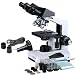 AmScope Compound Binocular Microscope 40x-2000x + 1.3 MP Camera