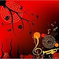 Bright Sounds of Music Gallery Wrapped Canvas - 20x20"