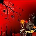 Bright Sounds of Music Gallery Wrapped Canvas - 20x20"