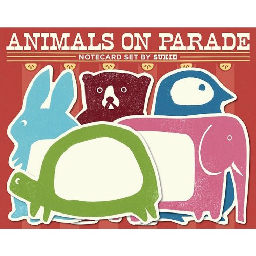 Animals on Parade Notecard Set by Sukie